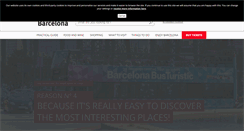 Desktop Screenshot of barcelonaturisme.com